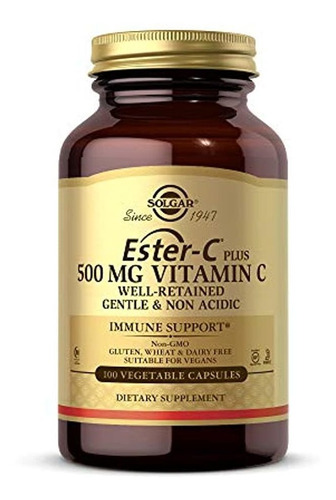 Solgar Ester-c Plus 500 Mg Vitamina C (complejo De Ascorbato