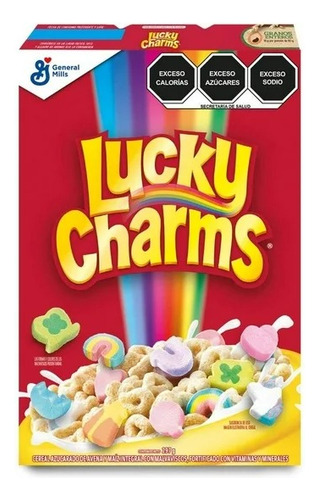 2 Pzas Cereal Nestlé Lucky Charms De Avena Con Malvaviscos 2