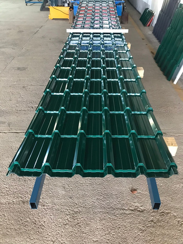 Chapa Teja Cal 26, Color Verde, 1 Mt Ancho Util