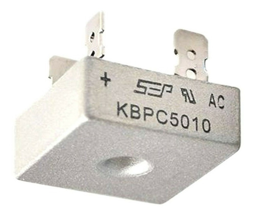 Puente Diodo Rectificador Carcasa Metal Kbpc5010 50a 1000v