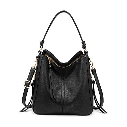 Realer Hobo Bolsas Para Mujer Faux Bolsillos De Cuero Y Bols