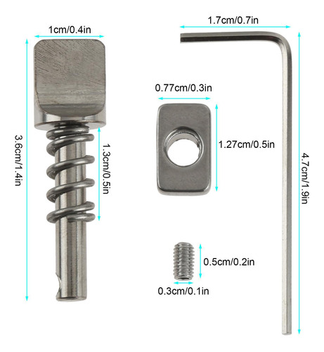 Tornillo Para Aletas De Tabla De Surf Tornillos Para Aletas