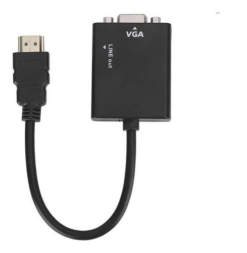 Adaptador Hdmi A Vga 1080p Full Hd Conversor Digital