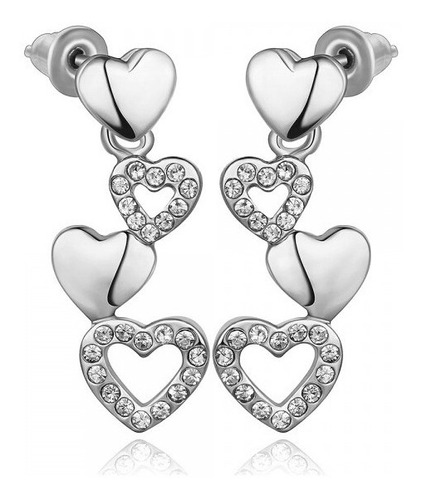 Aretes Con Cristales, Amor De Cristal Ac15-134