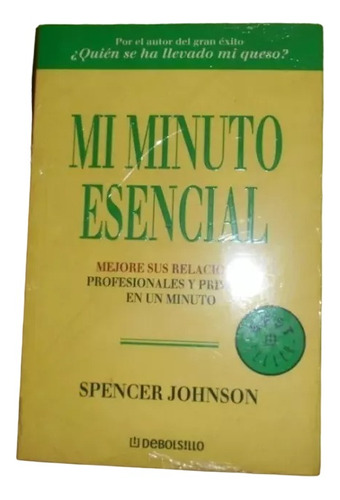 Libro, Mi Minuto Esencial - Spencer Johnson