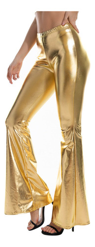 Pantalones Acampanados Estilo Discoteca W Para Mujer Con Mic