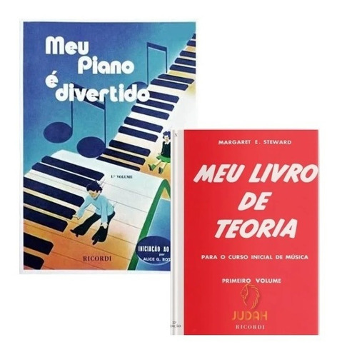 Imagem 1 de 3 de Kit - Meu Piano É Divertido E Meu Livro De Teoria - 1º Vol.
