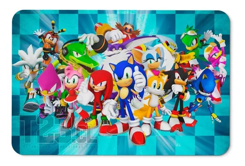 Mouse Pad 22x18cm Gamer Sonic The Hedgehog 177 em Promoção na Americanas