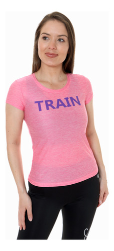 Playera De Entrenamiento Para Mujer Dry Fit, Cadenzza