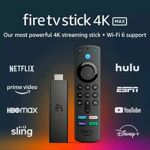 Amazon Fire TV Stick 4K Max (modelo mais novo) suporte Wi-Fi