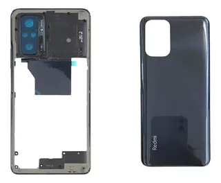 Carcaça Traseira + Tampa Xiaomi Redmi Note 10 Pro Preto