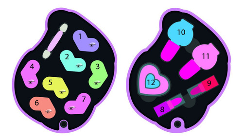 Maquillaje Infantil Sirena Cofret Crazy Chic Clementoni