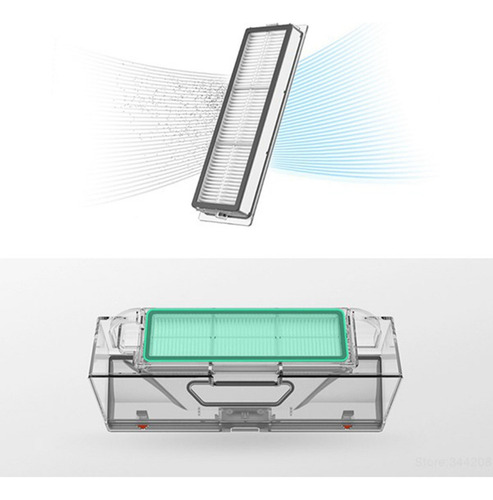 Para Xiaomi Roborock Robot S50 Mop Cloths Filtro Lateral Cep