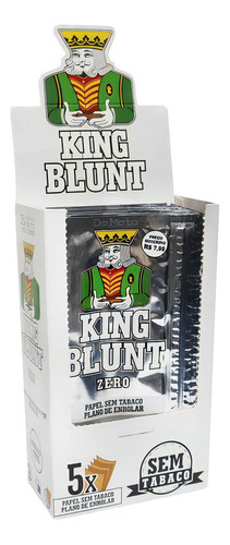 King Blunt - Zero -caixa 25 Envelopes, 125 Blunts