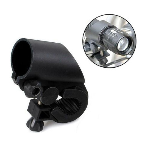Mini Linterna Con Adaptador Para Bicicleta