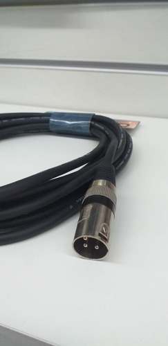 Imagem 2 de 3 de Cabo Microfone 5 Metros Balanceado Xlr Canon Macho + Fêmea