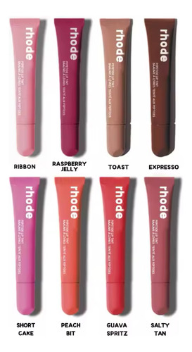 Set 4 Lip Gloss Tinte Labial Engrosador Labios Peptídico