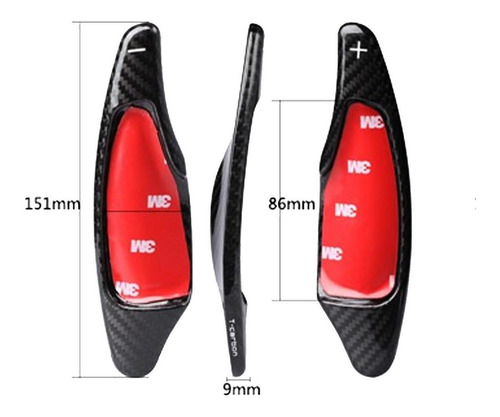 Imagen 5 de 8 de Paletas De Cambio Corvette C7 13-19 Fibra Carbono Real