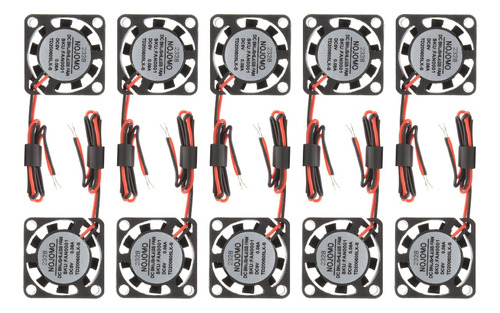 10 Pz Ventilador 5v 2x2x0.65cm Fan Pc Impresora 3d Arduino