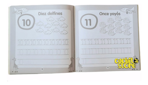 Libro De Aprendizaje Trazos Numeros Con Actividades