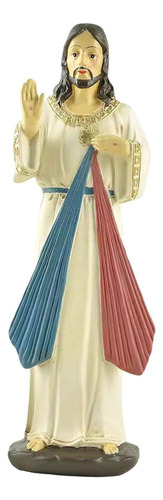 Ls Resina Figura Divina Misericordia De Jesús Ornamento De