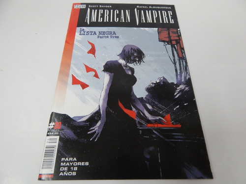 American Vampire Comic Vampiros Terros Dist0 Lista Negra