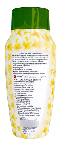 Jabón Íntimo Benzal Wash Flor De Jazmín 3 Pack