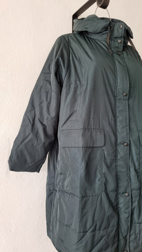 Chamarra Larga Parka Metalizada Abrigo Mujer Talla Extra 3x