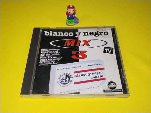 Cd Blanco Y Negro Mix 3 20 Top Dance 1996