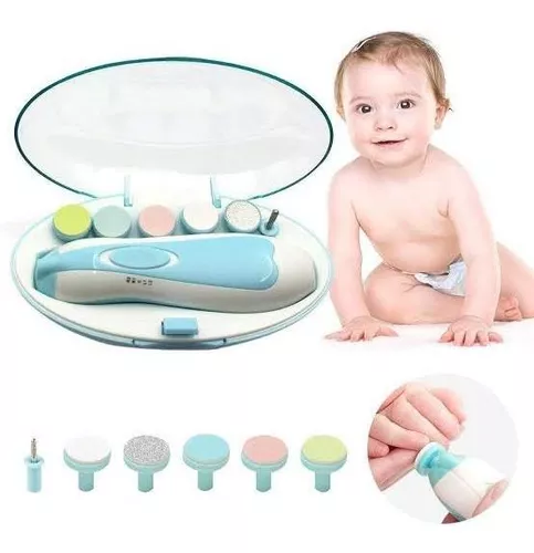 Cortaúñas Bebe Para Los Dedos y Pies Bebes Electrico Cortador Corta De Uñas  Set