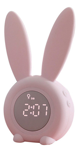 Reloj Despertador Digital Recargable P/niños, Orejas Conejo