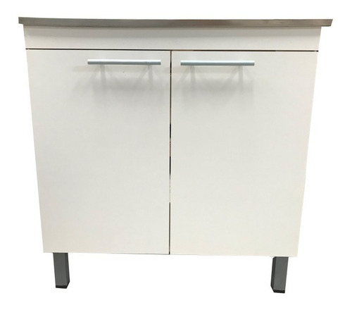 Mueble Lavadero Cocina 80 Cm Bacha Acero Inoxidable