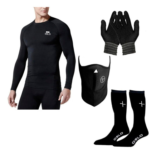 Conjunto Termico Oslo + Cuello + Guantes + Medias - Fasmotos