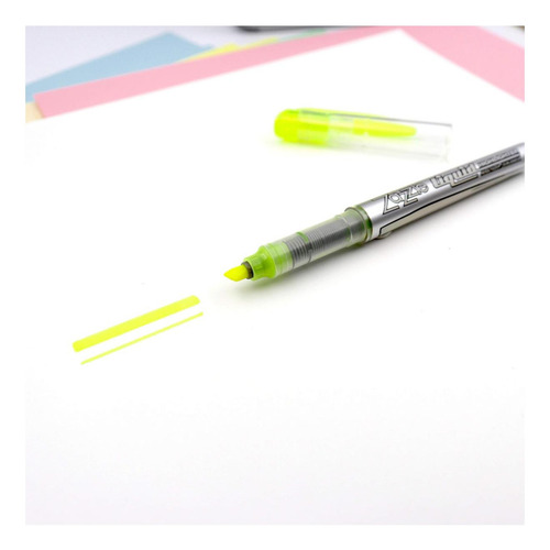 Zebra Pen Resaltador Tinta Líquida Zazzle, Punta Cincel, 10