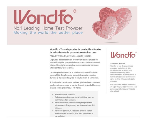 Kit 25 Test De Ovulación + 5 Test Embarazo, Fda Aproved