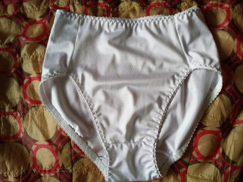 No Ilusion Pantaletas,bikinis Tela Satinada Brillosa Blanca