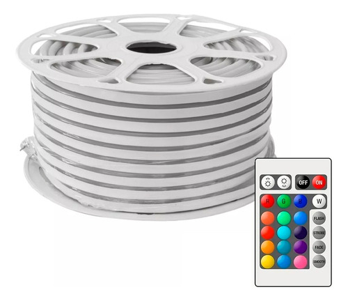 2 Pack Tira De Neon Rgb 25mt Seccionable 16 Colores Ip65 Hee Luz Multicolor/rgb