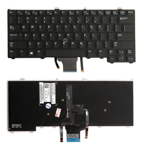 Us Version Keyboard With Keyboard Backlight For Dell Latitud