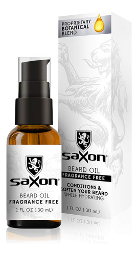 Saxon Aceite De Barba, Sin Fragancia