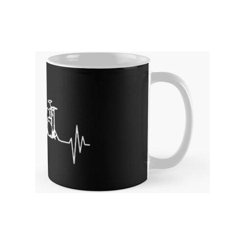 Taza Drums Heartbeat  Calidad Premium