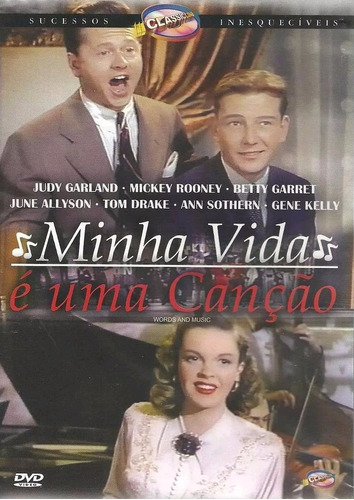 Minha Vida É Uma Canção - Dvd - June Allyson - Judy Garland