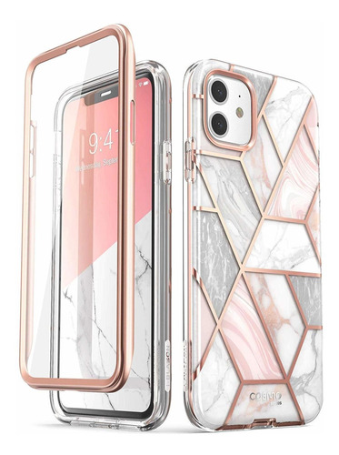 Funda Con Mica Para iPhone 11 6.1 2019 I-blason Cosmo Mármol