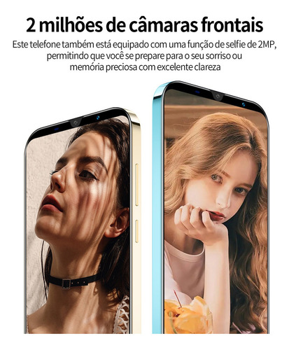 P Smartphone Android Dorado I14 Mini 5 Pulgadas Ram 512 Mb