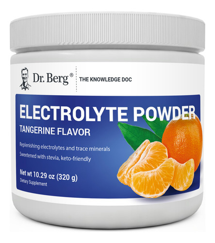 Polvo Electrolítico Dr. Berg Hydration Keto Con 1 Litro