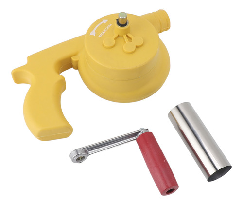 Ventilador Portátil Fire Blower Con Manivela Para Barbacoa,