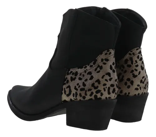 Botines mujer animal print sale