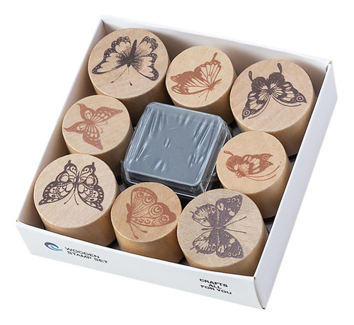 Juego De Sellos De Madera, Sellos De Madera Ligeros