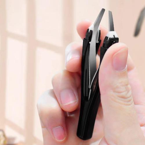 Automatic Retractable Eyebrow Tweezers Eyebrow Scraping
