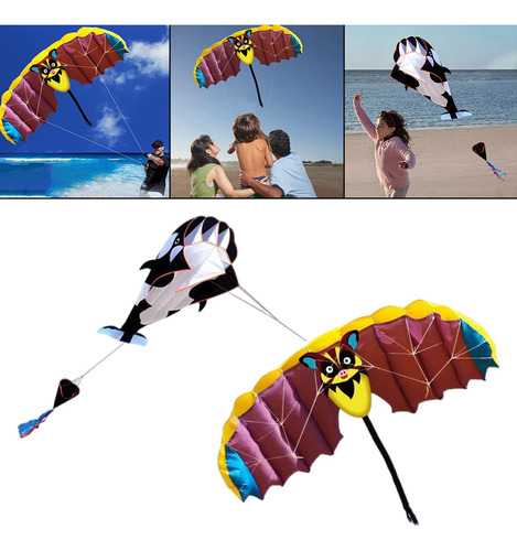 Soft Kite Parafoil Flying Toys Beach Kite Con Cadena De