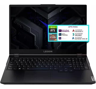Laptop Lenovo Legion 5 Rtx 3070 Ryzen 7 32gb 512gb 17